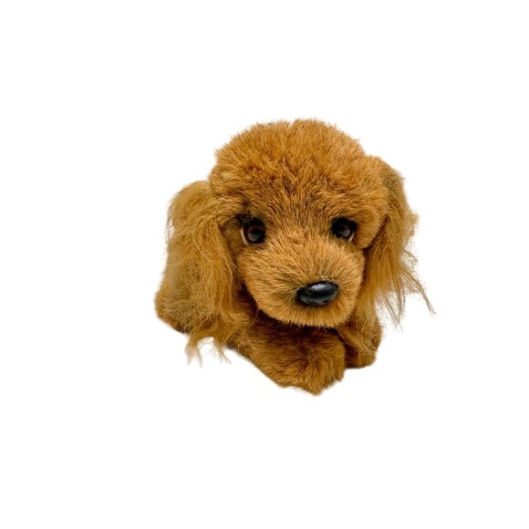 Yomiko by Russ Berrie Classic Brown Dog 8" Stuffed Animal Long Hair Ears Plush - Picture 2 of 7
